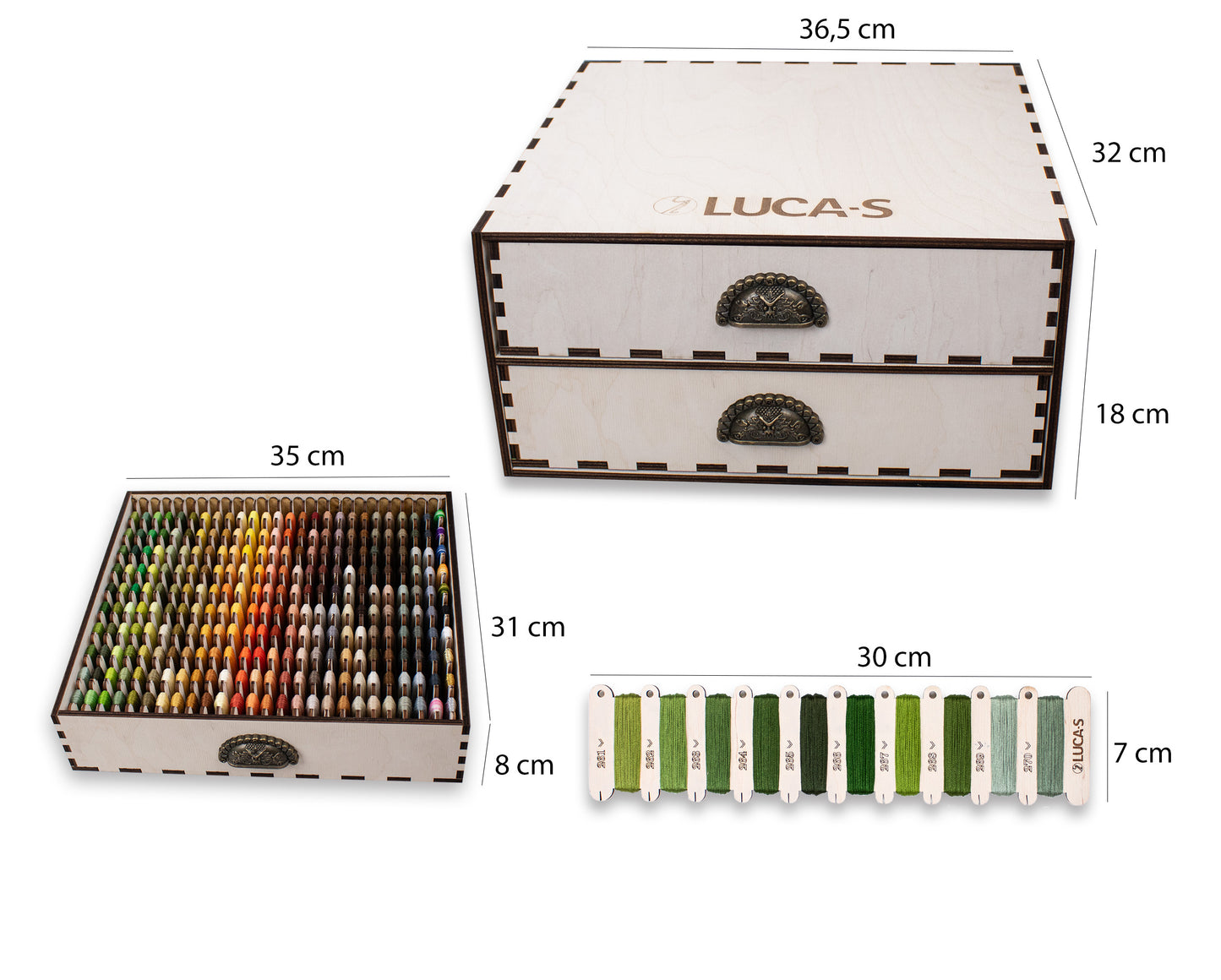 Organizer Box 2 Muline Luca-S 520 culori