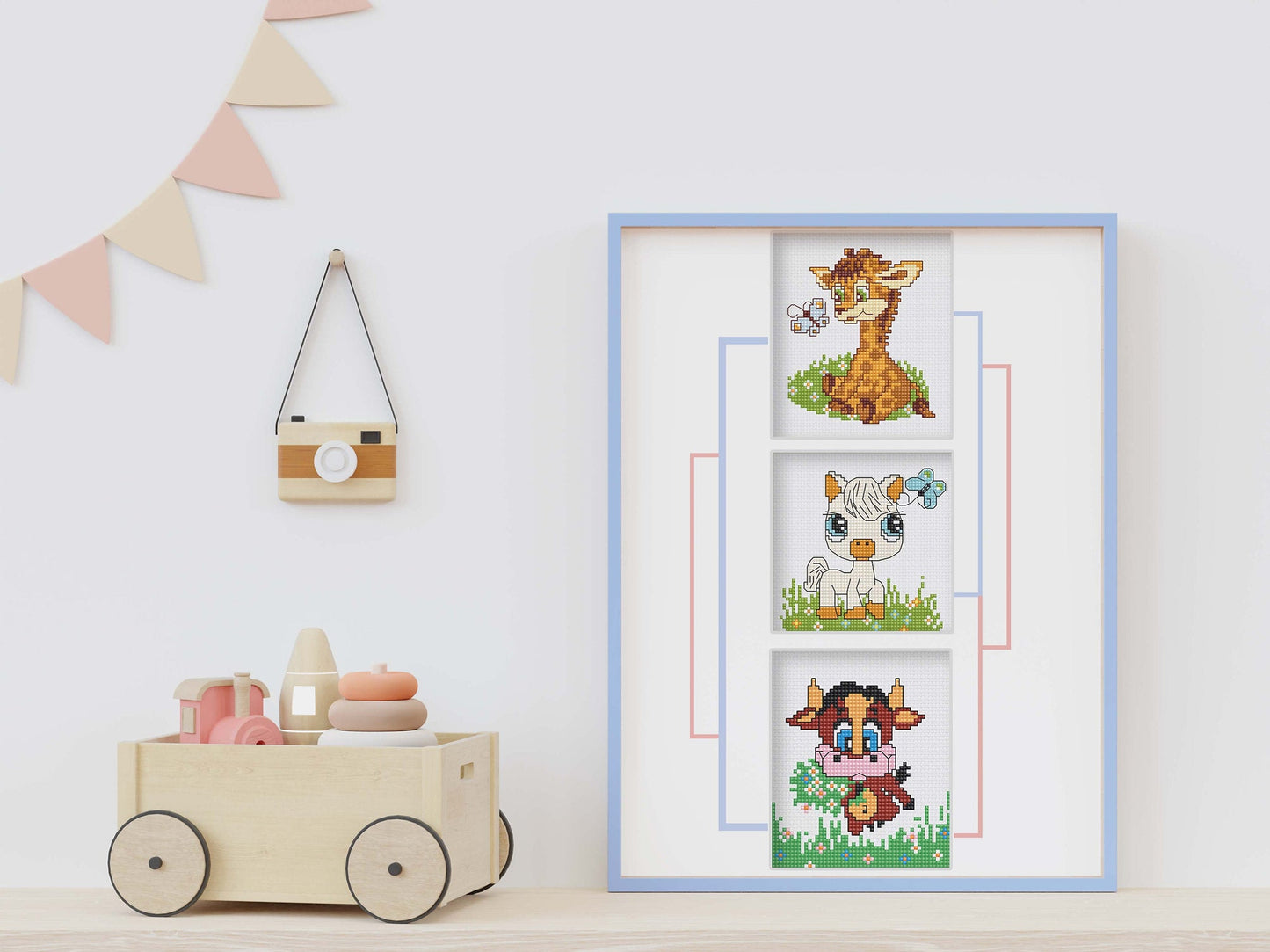 Set de brodat în cruciuliță Luca-S - Prima mea broderie, M03