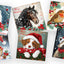 Set picturi cu diamante de Crăciun LetiStitch - Card Kit Jolly Little Friends, 348-0923