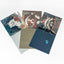 Set picturi cu diamante de Crăciun LetiStitch - Card Kit Jolly Little Friends, 348-0923
