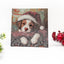 Set picturi cu diamante de Crăciun LetiStitch - Card Kit Jolly Little Friends, 348-0923