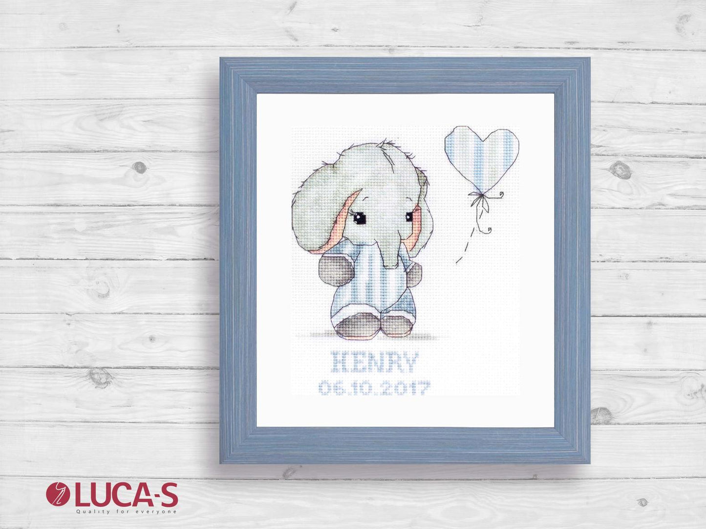 Set de brodat cu rama inclusă Luca-S, R03
