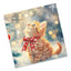 Set pictură cu diamante Card Kit LetiStitch - Merry Meow, 480-787