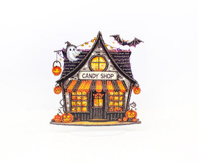 Suport acrilic pentru pictură cu diamante Letistitch - Haunted Treats, 480-930
