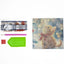 Set pictură cu diamante Card Kit LetiStitch - Merry Meow, 480-787