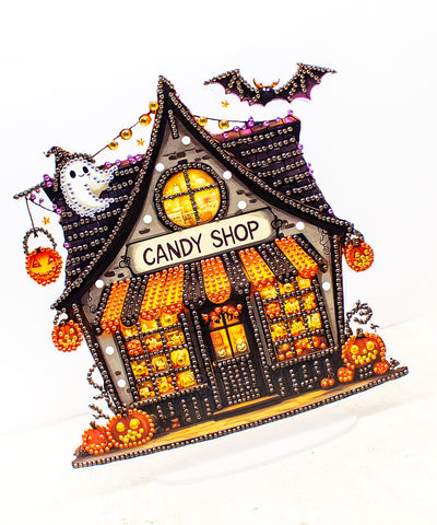 Suport acrilic pentru pictură cu diamante Letistitch - Haunted Treats, 480-930