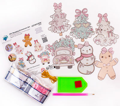 Set picturi cu diamante LetiStitch Ornaments - Sweetmas, 480-794