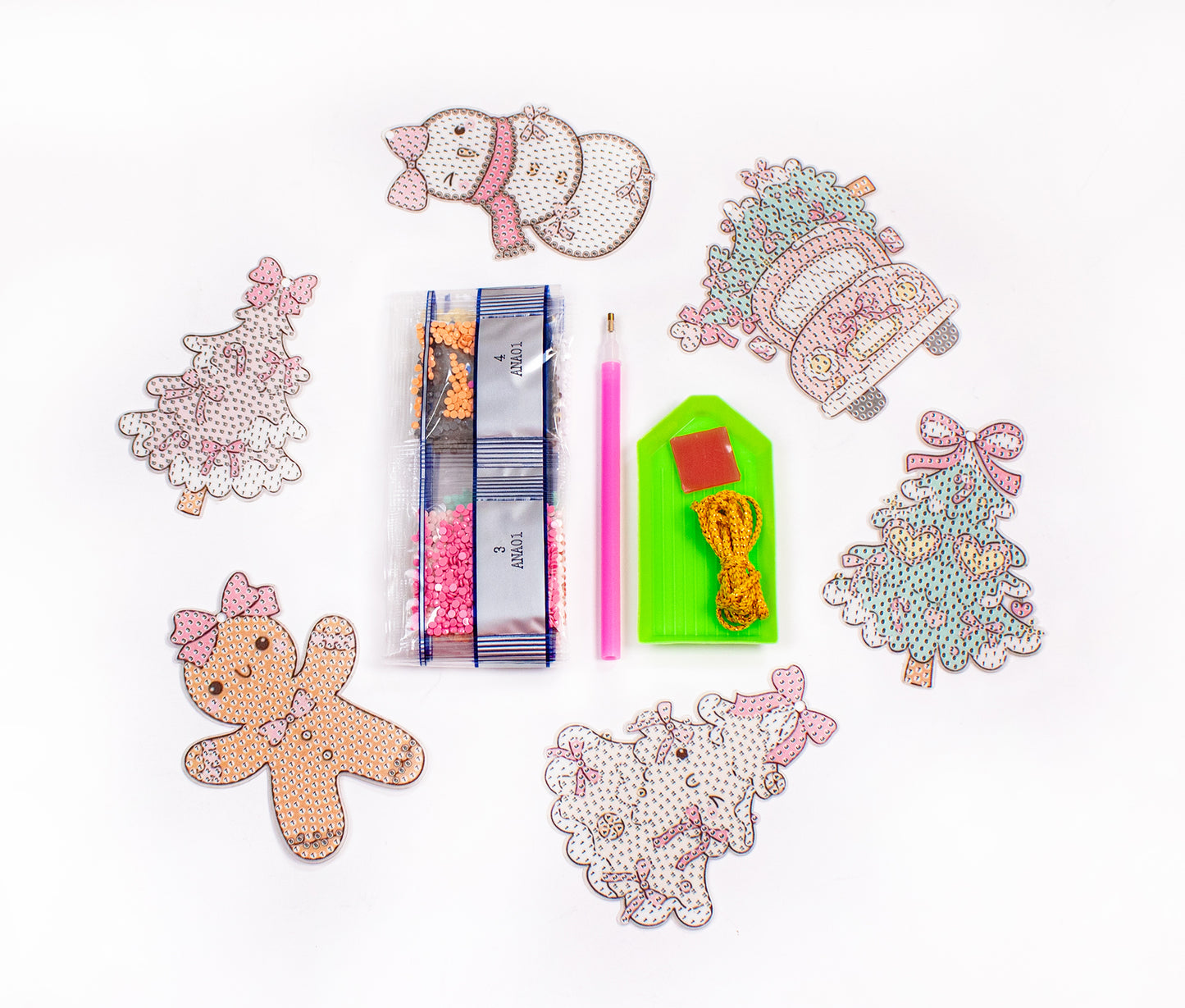 Set picturi cu diamante LetiStitch Ornaments - Sweetmas, 480-794