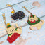 Set lanțuri cu pandantive din acril LetiStitch - Merry Meowmas, 481-487