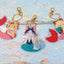 Set lanțuri cu pandantive din acril LetiStitch - Mermaid Cats, 481-494