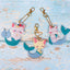 Set lanțuri cu pandantive din acril LetiStitch - Mermaid Cats, 481-494