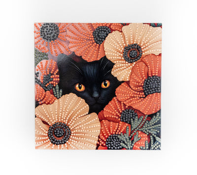 Set pictură cu diamante Card Kit LetiStitch - Poppy Eyes, 481-517