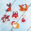 Set lanțuri cu pandantive din acril LetiStitch - Christmas puppy, 481-562