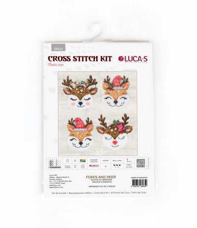 Jucării Set de Brodat - Vulpițe și căprioare, JK032