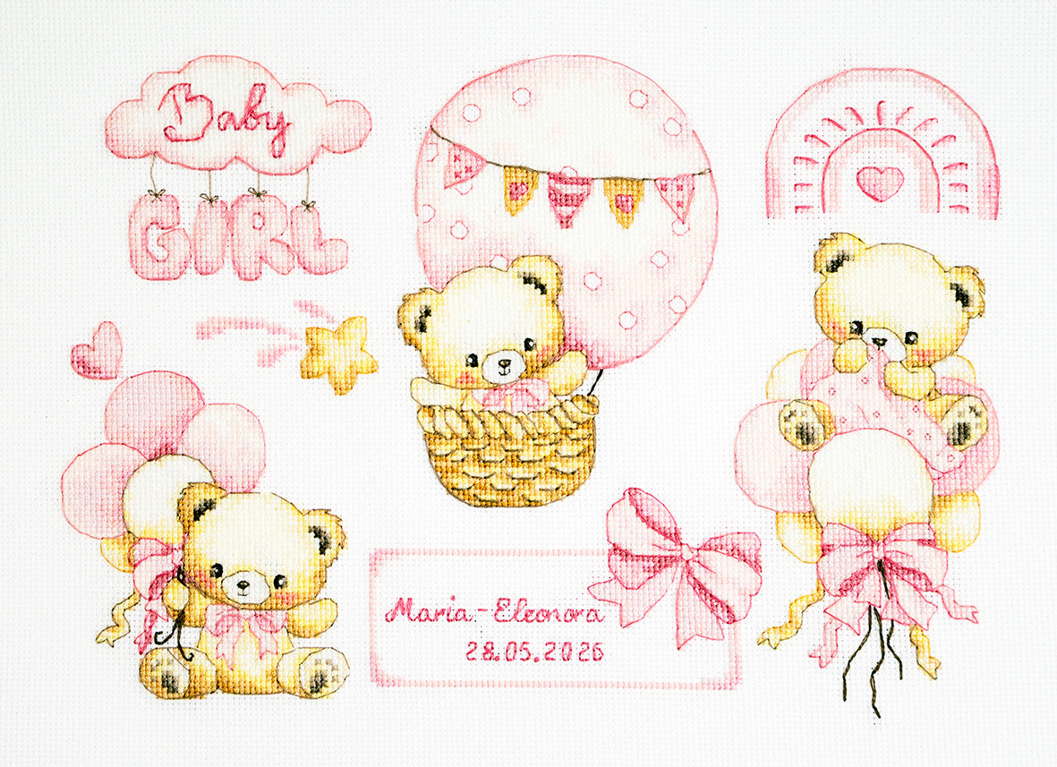 Set de brodat în cruciuliță Luca-S - Îmbrățișări de Catifea, B1444