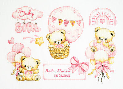 Set de brodat în cruciuliță Luca-S - Îmbrățișări de Catifea, B1444