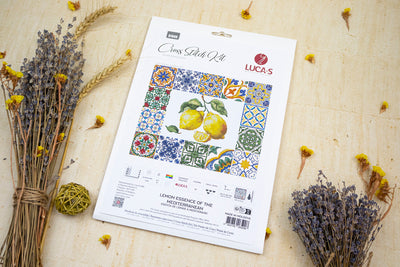 Set de brodat în cruciuliță Luca-S - Esența de Lămâie a Mediteranei, B7049