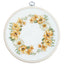 Set de brodat în cruciuliță cu cercul de brodat inclus Luca-S - Ritm Floral, BC110