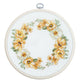 Set de brodat în cruciuliță cu cercul de brodat inclus Luca-S - Ritm Floral, BC110