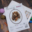 Set de brodat în cruciuliță cu cercul de brodat inclus - Cocker Spaniel