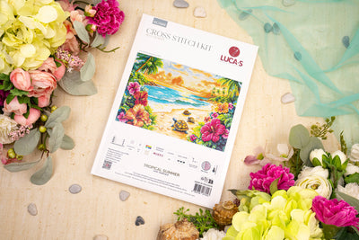 Set de brodat în cruciuliță Luca-S - Vară Tropicală, BU5089