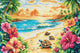 Set de brodat în cruciuliță Luca-S - Vară Tropicală, BU5089