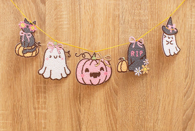 Set picturi cu diamante LetiStitch Ornaments - Boo Crew, 480-800