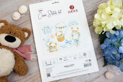 Set de brodat în cruciuliță Luca-S - Îmbrățișări Magice, B1445