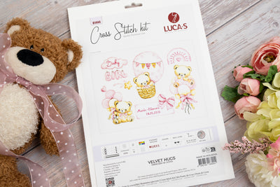 Set de brodat în cruciuliță Luca-S - Îmbrățișări de Catifea, B1444