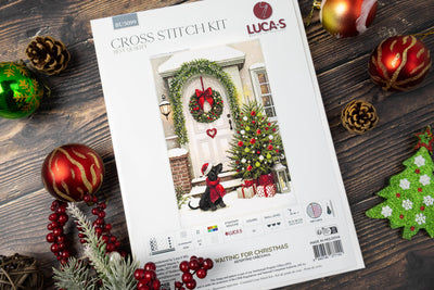 Set de brodat în cruciuliță Luca-S - Așteptînd Crăciunul, BU5099