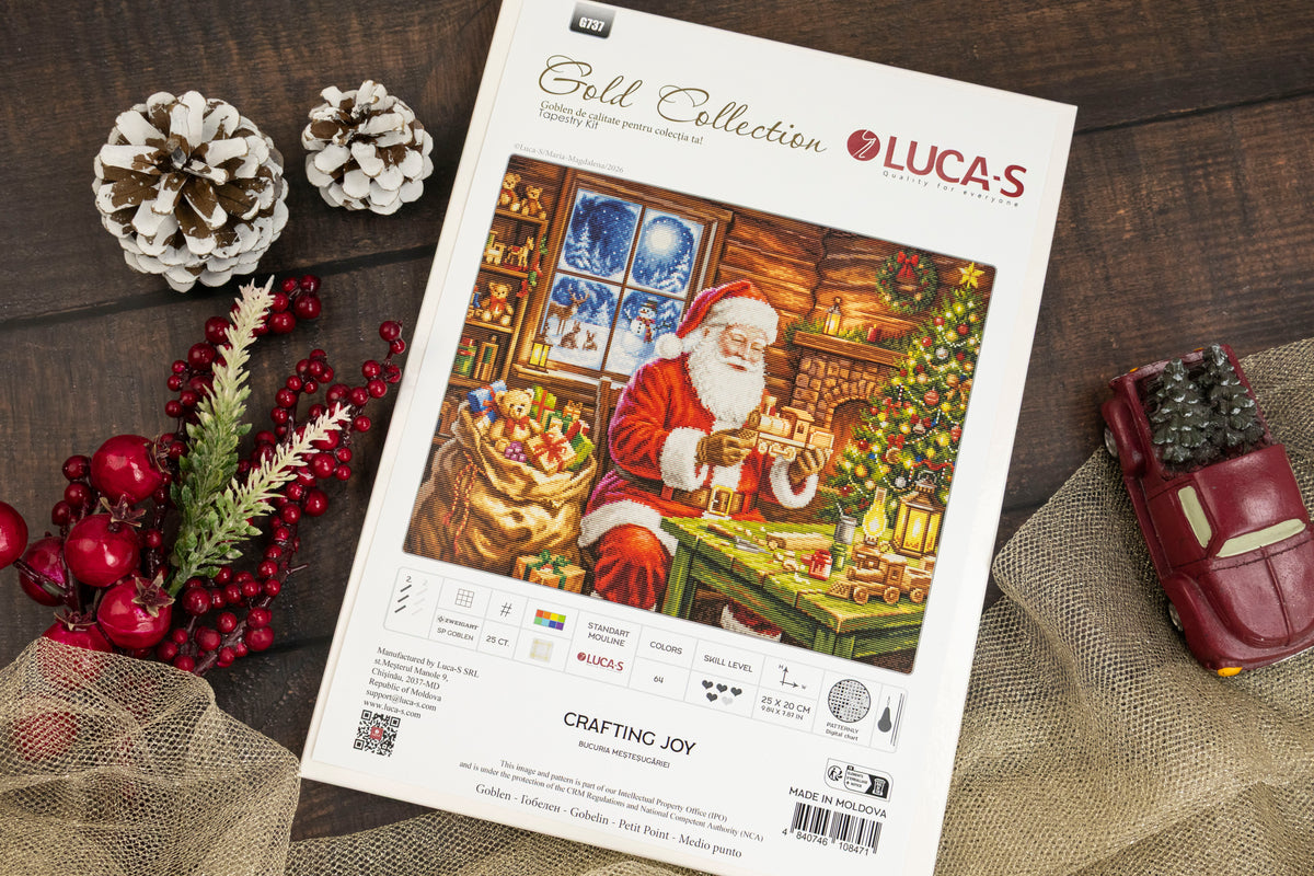Set de brodat în goblen Luca-S GOLD - Bucuria Meșteșugăriei, G737