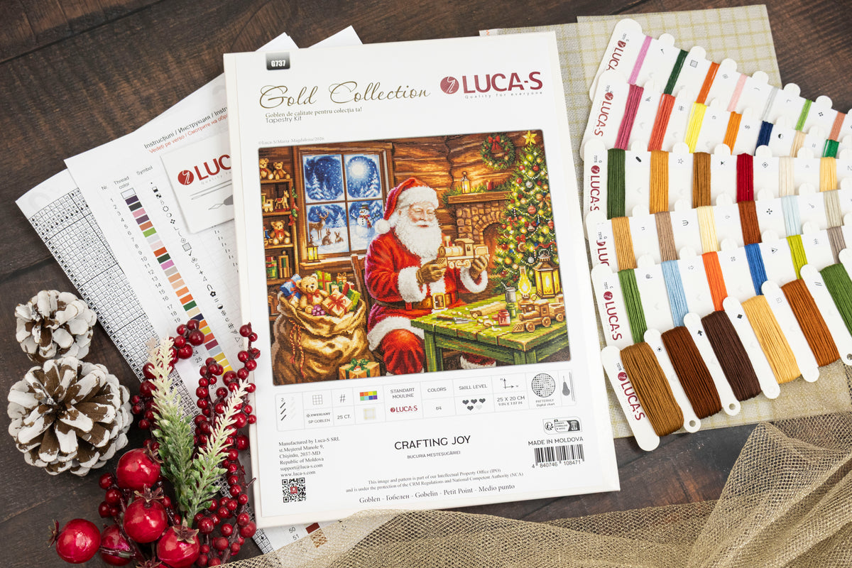 Set de brodat în goblen Luca-S GOLD - Bucuria Meșteșugăriei, G737