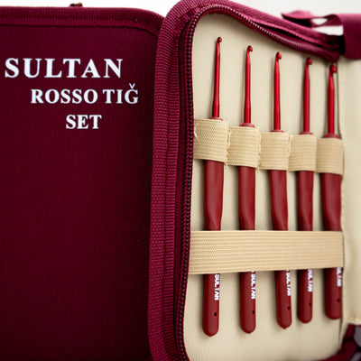 Set croșete cu mâner 9 buc / Sultan