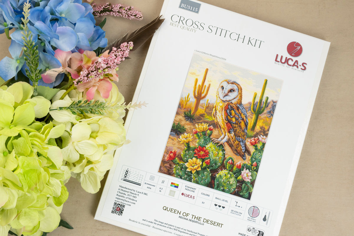 Set de brodat în cruciuliță Luca-S - Regina Deșertului, BU5115
