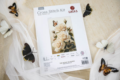 Set de brodat în cruciuliță Luca-S - Aroma Trandafirilor, B7056