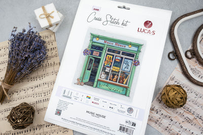 Set de brodat în cruciuliță Luca-S - Casa Muzicii, B1440