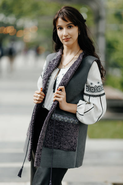 Etno - Modern - Cardigan Femei Clasică