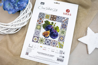 Set de brodat în cruciuliță Luca-S - Mozaic de Smochine Mediteraneene, B7057