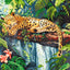 Set pictură cu diamante LetiStitch - Leopard on a Branch, LT02