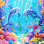 Set pictură cu diamante LetiStitch - Sea Life, LT03