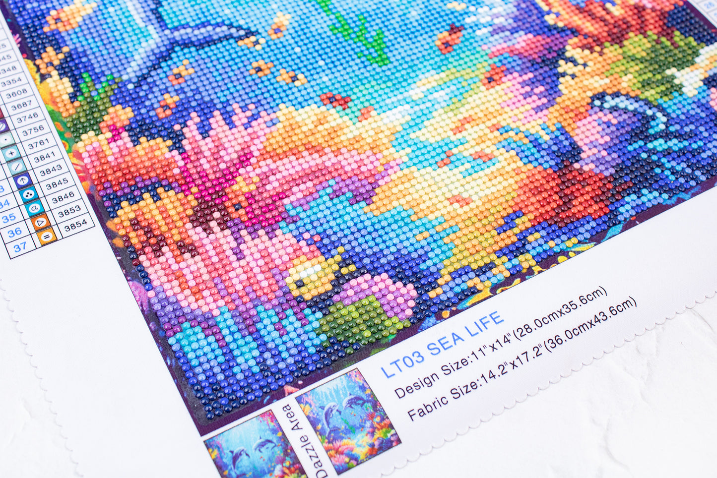 Set pictură cu diamante LetiStitch - Sea Life, LT03