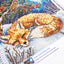 Set pictură cu diamante LetiStitch - Sleeping Fox, LT05