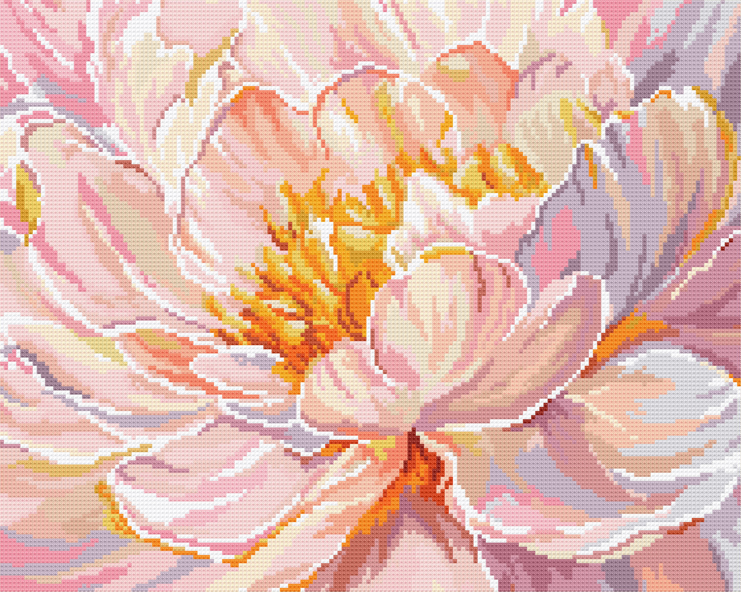 Set pictură cu diamante LetiStitch - Floral Grace, LT09