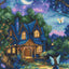 Set pictură cu diamante LetiStitch - Luna’s Garden, LT10