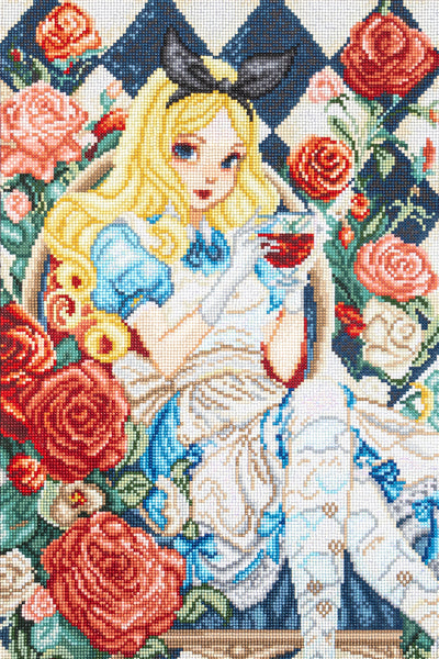 Set pictură cu diamante LetiStitch - A Glimpse of Wonderland, LT12