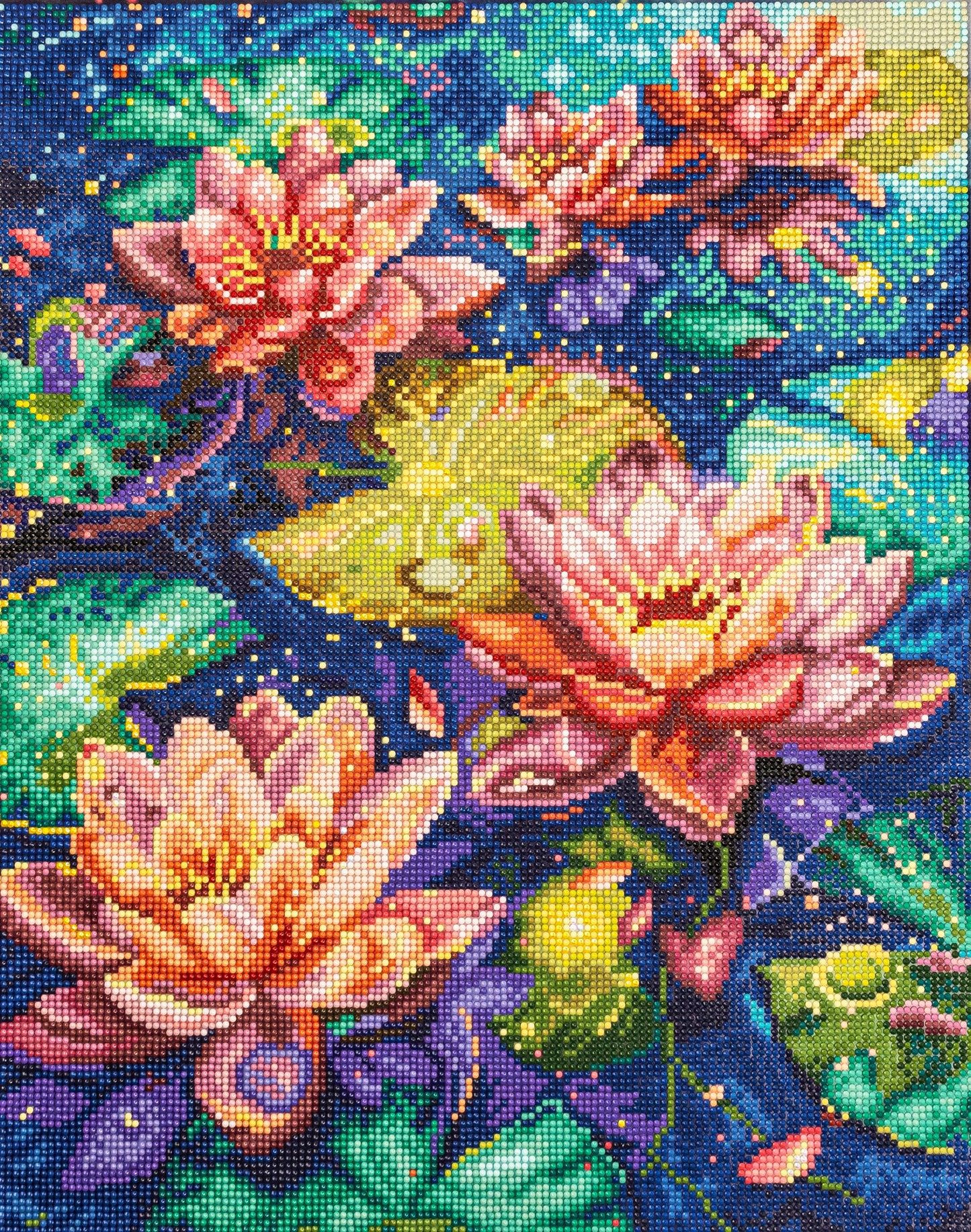 Set pictură cu diamante LetiStitch - Water Lily, LT21