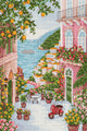 Set de brodat în cruciuliță Luca-S - Positano,Italy, PK02