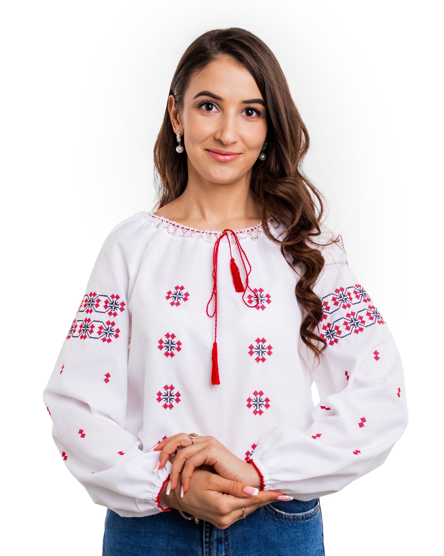 ETNO-MODERN-Bluză Femei, F-126