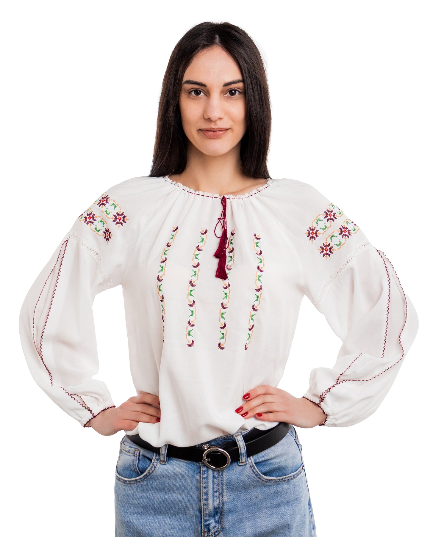 Etno-Modern - Bluză Fetite, F-127/2