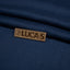 Luca-S Țesătură de in pur natural, 100%, moale, culoare bleumarin